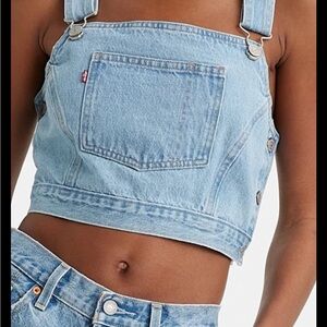 Levi's Blue Denim Top